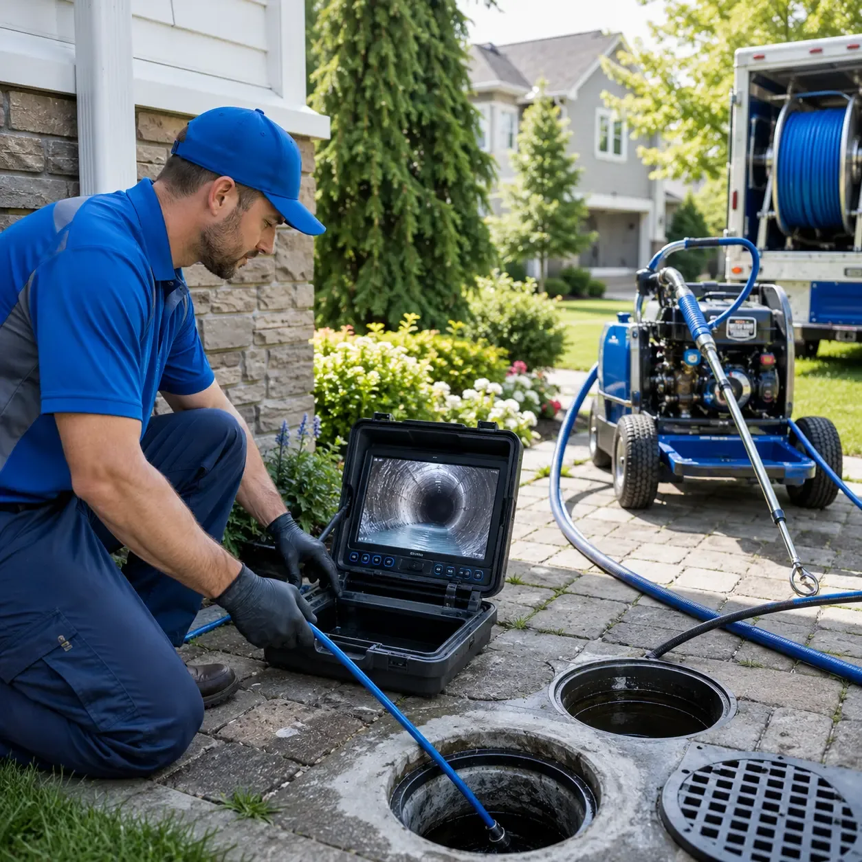 Outdoor drain cleaning professionals serving Chestnut Hill, MA